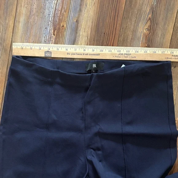 BANANA REPUBLIC NAVY FLARE EVERYWHERE PONTE PULL-ON PANT XL TALL - Picture 9 of 10